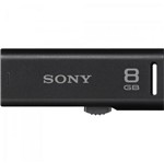 Ficha técnica e caractérísticas do produto Pen Drive 8GB Flash USB USM8GR/BM Preto SONY