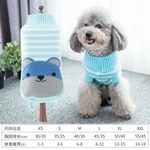 Ficha técnica e caractérísticas do produto Pet Clothes Sweater Outono Fina Puppies Terno para Gatos Pequenos e Médios Dogs