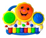 Pianinho Bebe Brinquedo Infantil Educativo Piano Musical Baby Tambor Colorido Laranja - Piano Cow