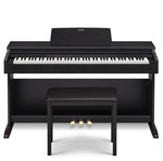 Ficha técnica e caractérísticas do produto Piano Casio Celviano AP270 88 Teclas Digital Preto com Fonte