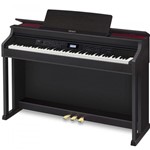 Ficha técnica e caractérísticas do produto Piano Casio Digital AP-650M Black/ Preto