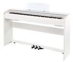 Ficha técnica e caractérísticas do produto Piano Casio Privia Digital Branco Modelo Px-770wec2-br