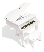 Ficha técnica e caractérísticas do produto Piano Cauda Infantil Turbinho Piano 30 Wht 30 Teclas Branco - Turbo
