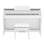 Ficha técnica e caractérísticas do produto Piano Digital 88 Teclas Sensitivas AP460 WE Branco CASIO com Pedal