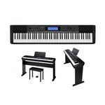 Ficha técnica e caractérísticas do produto Piano Digital Casio Cdp235 Completo com Fonte com Estante