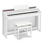 Ficha técnica e caractérísticas do produto Piano Digital Casio Celviano Ap 470 We Branco