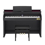 Ficha técnica e caractérísticas do produto Piano Digital Casio Celviano AP-710 BK com Móvel e Banco