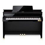 Ficha técnica e caractérísticas do produto Piano Digital Casio CELVIANO Grand Hybrid GP-500BP Preto , com Teclas Sensitivas
