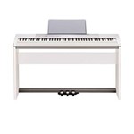 Ficha técnica e caractérísticas do produto Piano Digital Casio Privia PX-760WE com 88 Teclas 3 Níveis de Sensibilidade 128 de Polifonia Branco