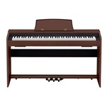 Ficha técnica e caractérísticas do produto Piano Digital Casio PX-770BK 88 Teclas Marrom com Móvel