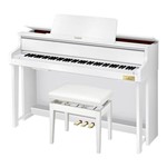 Ficha técnica e caractérísticas do produto Piano Digital Celviano Casio GP300 WE Branco Grand Hybrid