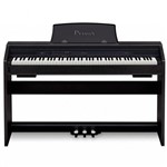 Ficha técnica e caractérísticas do produto Piano Digital Privia com 88 Teclas Sensitivas Px-760Bk Casio