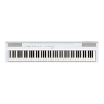 Ficha técnica e caractérísticas do produto Piano Digital Yamaha 88 Teclas com Fonte e Suporte Partitura P125WH Branco