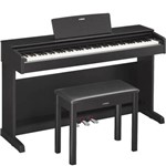 Piano Digital Yamaha Arius YDP-143B Preto 88 Teclas