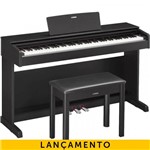 Ficha técnica e caractérísticas do produto Piano Digital Yamaha Arius YDP-143B Preto 88 Teclas