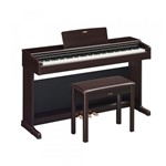 Ficha técnica e caractérísticas do produto Piano Digital Yamaha Arius YDP144 Rosewood com Banco