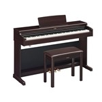 Ficha técnica e caractérísticas do produto Piano Digital Yamaha Arius YDP164 Rosewood com Banco