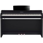 Piano Digital Yamaha Clavinova Clp-625 Polished Ebony com Estante e Banco