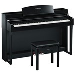 Ficha técnica e caractérísticas do produto Piano Digital Yamaha Clavinova CSP150 Polished Ebony