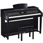 Ficha técnica e caractérísticas do produto Piano Digital Yamaha Clavinova Cvp701 Polished Ebony