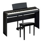 Piano Digital Yamaha P125 + Estante L125 + Pedal LP1 + Banco Saty