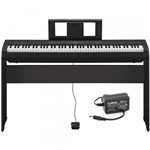Ficha técnica e caractérísticas do produto Piano Digital Yamaha P45 + Fonte + Sustain + Estante L85