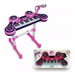 Ficha técnica e caractérísticas do produto Piano e Teclado Eletrônico Infantil Rosa com Sons Unik Toys