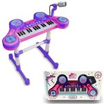 Ficha técnica e caractérísticas do produto Piano e Teclado Eletrônico Infantil - Roxo - Unik Toys
