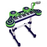 Ficha técnica e caractérísticas do produto Piano e Teclado Eletrônico Infantil Verde Unik Toys - Unik Baby