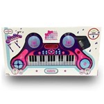 Piano Eletrônico Primeiro Grande Show Infantil Rosa - Unik - Unik Toys