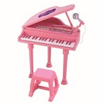 Ficha técnica e caractérísticas do produto Piano Infantil - Sinfonia - Rosa - WinFun - Yes Toys