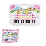 Ficha técnica e caractérísticas do produto Piano Musical Animal Braskit Rosa