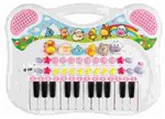 Ficha técnica e caractérísticas do produto Piano Musical Animal Rosa-6408- Braskit