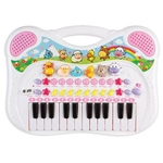 Ficha técnica e caractérísticas do produto Piano Musical Infantil Animais Rosa 6408 Braskit