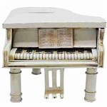 Ficha técnica e caractérísticas do produto Piano Porta Moeda 11cm Retrô - Vintage - Produtos Infinity Presentes