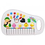 Ficha técnica e caractérísticas do produto Piano Teclado Animal Brinquedo Infantil Sons Fazenda Sitio - Bms