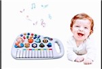 Ficha técnica e caractérísticas do produto Piano Teclado Animal Infantil Sons Eletrônico Presente Top - Pegfest