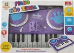 Ficha técnica e caractérísticas do produto Piano Teclado Infantil Bebê Educativo Pedagogico Lilás - Banana Toys