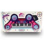 Ficha técnica e caractérísticas do produto Piano Teclado Infantil Eletrônico - Unik Toys Roxo