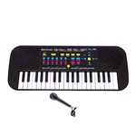 Ficha técnica e caractérísticas do produto Piano Teclado Infantil Microfone Cantar Brinquedo Musical - Dm Toys
