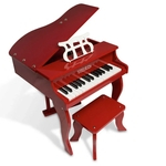 Ficha técnica e caractérísticas do produto Piano Turbo Infantil 30k Teclas Turbinho (vermelho)