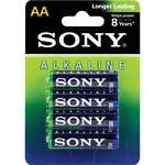 Ficha técnica e caractérísticas do produto Pilha Alcalina Aa Am3l-b4d Sony (cartela C/4) Pilhas