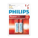 Ficha técnica e caractérísticas do produto Pilha Alcalina Aa Philips - com 2 - Lr6P2B/97