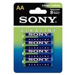 Ficha técnica e caractérísticas do produto Pilha Alcalina Aa Sony com 4 Am3L-B4D 24285