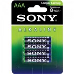 Ficha técnica e caractérísticas do produto Pilha Alcalina AAA AM4L-B4D (Caixa C/48 Pilhas)(cartela C/4 - Sony