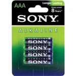 Ficha técnica e caractérísticas do produto Pilha Alcalina Aaa Am4L B4D Sony Caixa C 48 Pilhas (Cartela