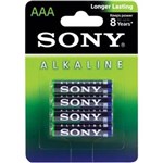 Ficha técnica e caractérísticas do produto Pilha Alcalina Aaa Am4L-B4D Sony