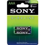 Ficha técnica e caractérísticas do produto Pilha Alcalina Aaa Am4L-B2D Sony