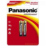 Ficha técnica e caractérísticas do produto Pilha Alcalina AAA LR03XAB/2B1 (Cartela C/ 2 Pilhas) - Panasonic