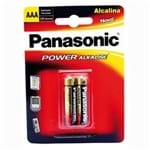 Ficha técnica e caractérísticas do produto Pilha Alcalina AAA Panasonic - 2 Unidades 40249